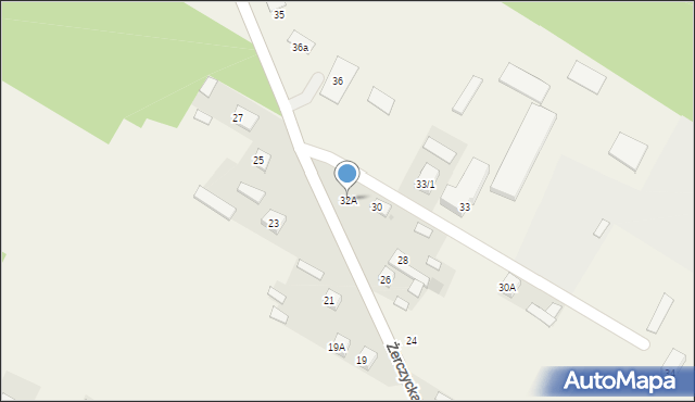 Nurzec-Stacja, Żerczycka, 32A, mapa Nurzec-Stacja