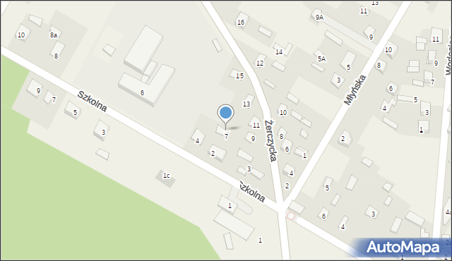 Nurzec-Stacja, Żerczycka, 9A, mapa Nurzec-Stacja