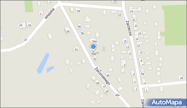 Oleśnica, Żeromskiego Stefana, 52a, mapa Oleśnica