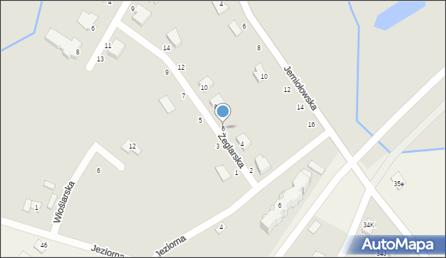 Olsztynek, Żeglarska, 6, mapa Olsztynek