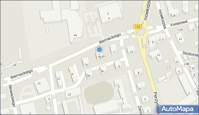 Opoczno, Żeromskiego Stefana, 7a, mapa Opoczno