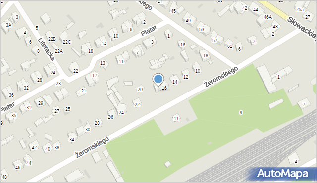 Ostrołęka, Żeromskiego Stefana, 18, mapa Ostrołęka