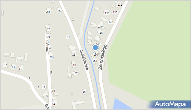 Ostrowiec Świętokrzyski, Żeromskiego Stefana, 150, mapa Ostrowiec Świętokrzyski