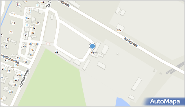 Ostrowiec Świętokrzyski, Żeromskiego Stefana, 23, mapa Ostrowiec Świętokrzyski