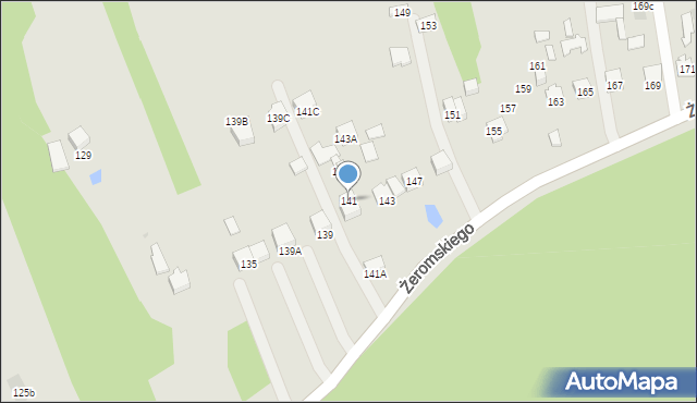 Otwock, Żeromskiego Stefana, 141, mapa Otwock