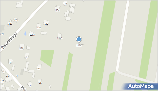 Otwock, Żeromskiego Stefana, 142c, mapa Otwock