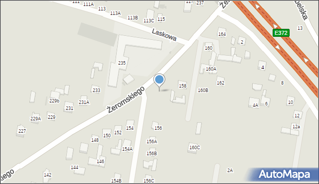 Otwock, Żeromskiego Stefana, 158a, mapa Otwock