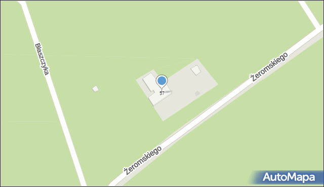 Otwock, Żeromskiego Stefana, 57, mapa Otwock