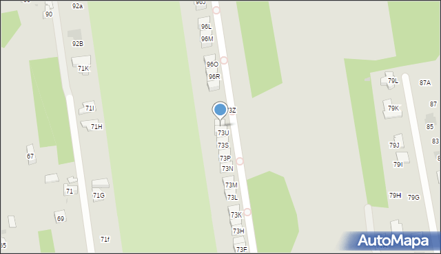 Otwock, Żeromskiego Stefana, 73W, mapa Otwock