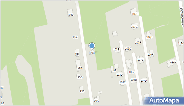 Otwock, Żeromskiego Stefana, 99B, mapa Otwock