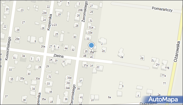 Ożarów Mazowiecki, Żeromskiego Stefana, 35a, mapa Ożarów Mazowiecki