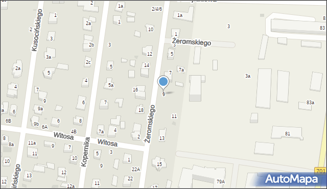 Ożarów Mazowiecki, Żeromskiego Stefana, 9, mapa Ożarów Mazowiecki