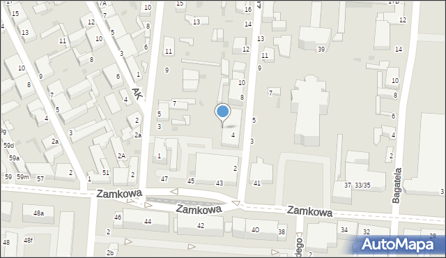 Pabianice, Żeromskiego Stefana, 6, mapa Pabianic