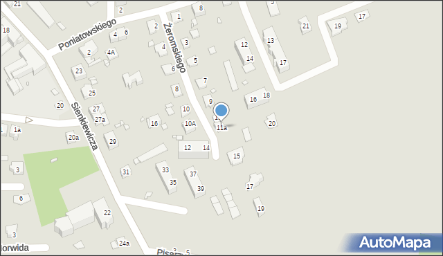 Paczków, Żeromskiego Stefana, 11a, mapa Paczków
