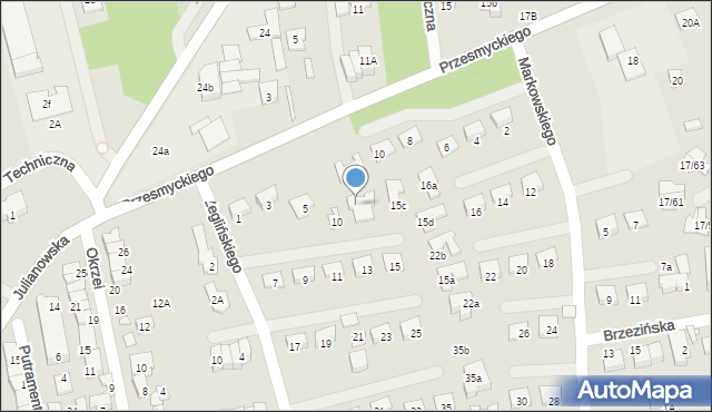 Piaseczno, Żeglińskiego, 15b, mapa Piaseczno