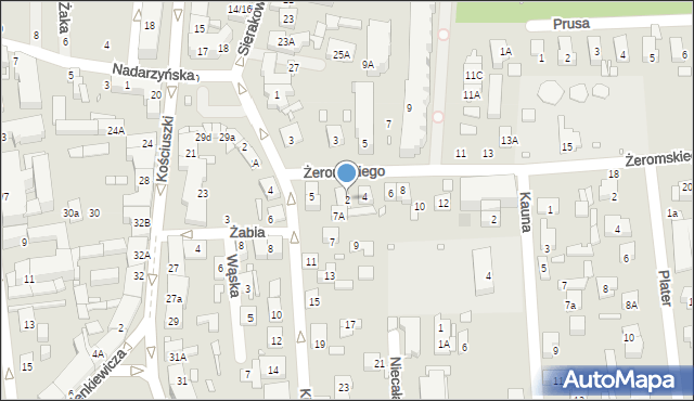 Piaseczno, Żeromskiego Stefana, 2, mapa Piaseczno