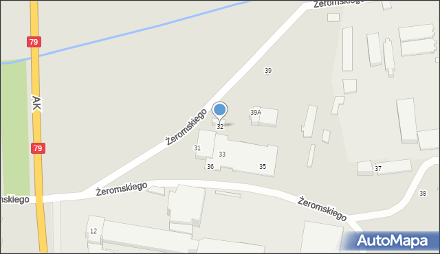 Piaseczno, Żeromskiego Stefana, 32, mapa Piaseczno