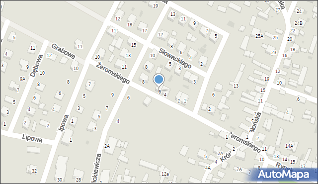 Pierzchnica, Żeromskiego Stefana, 6, mapa Pierzchnica