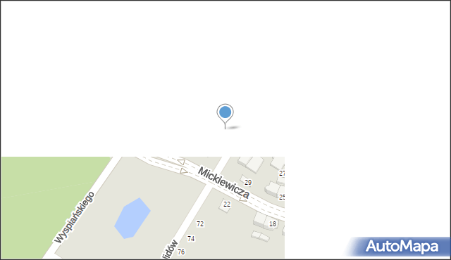 Piła, Żeromskiego Stefana, 83, mapa Piły