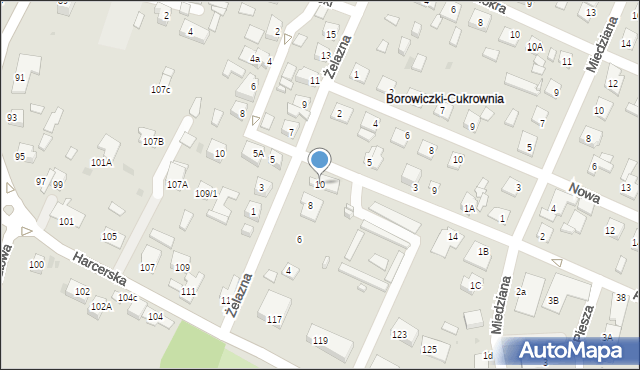 Płock, Żelazna, 10, mapa Płock