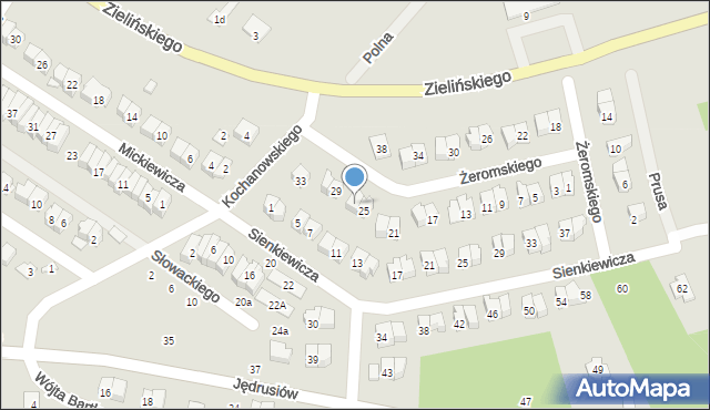 Połaniec, Żeromskiego Stefana, 27, mapa Połaniec