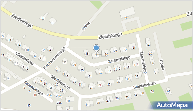 Połaniec, Żeromskiego Stefana, 34, mapa Połaniec