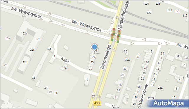 Poznań, Żeromskiego Stefana, 31, mapa Poznania