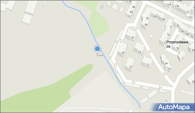 Poznań, Żelazna, 24a, mapa Poznania