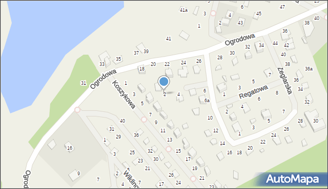 Prądocin, Żeglarska, 2, mapa Prądocin