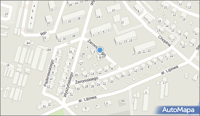 Prudnik, Żeromskiego Stefana, 6, mapa Prudnik