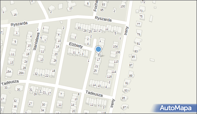 Pruszków, Zenona, 13, mapa Pruszków
