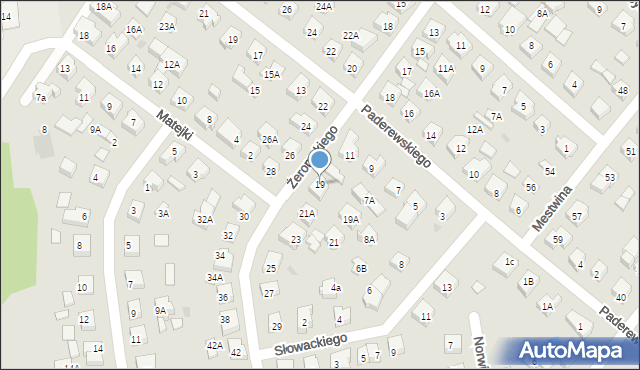 Puck, Żeromskiego Stefana, 19, mapa Puck