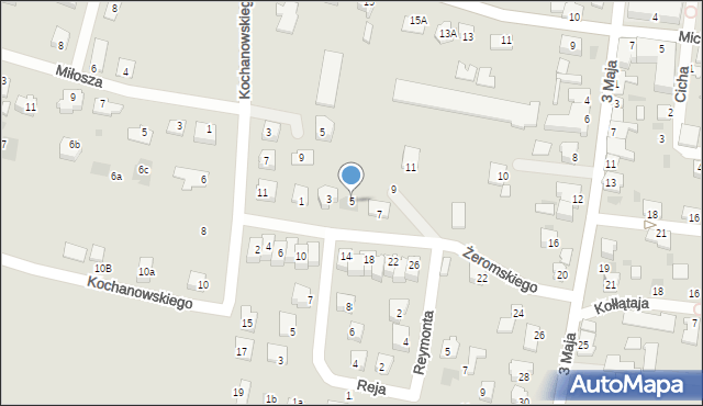 Radymno, Żeromskiego Stefana, 5, mapa Radymno