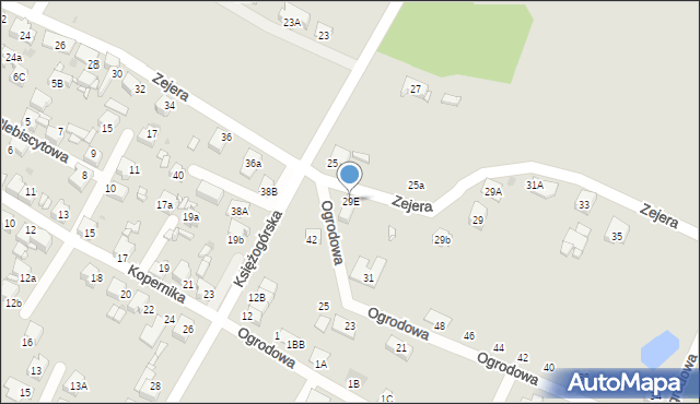 Radzionków, Zejera, 29E, mapa Radzionków