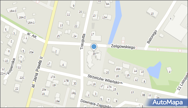Radzymin, Żeligowskiego Lucjana, gen., 10, mapa Radzymin