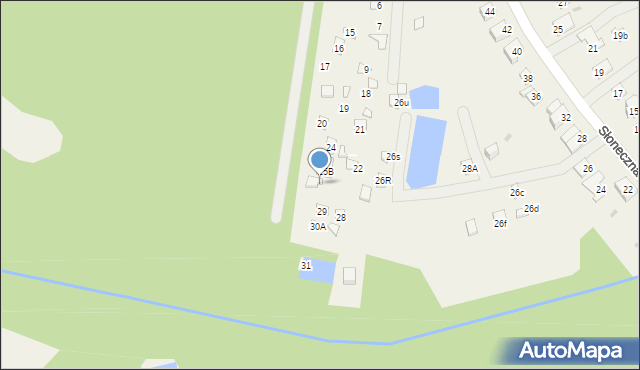 Radzyń, Żeglarska, 26B, mapa Radzyń