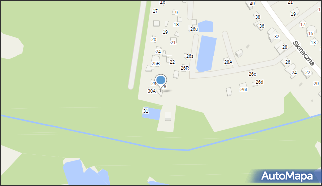 Radzyń, Żeglarska, 30B, mapa Radzyń