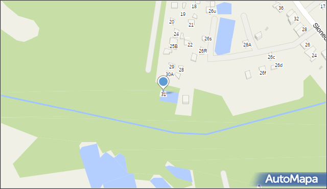 Radzyń, Żeglarska, 31, mapa Radzyń