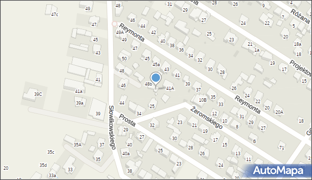 Raszyn, Żeromskiego Stefana, 24, mapa Raszyn