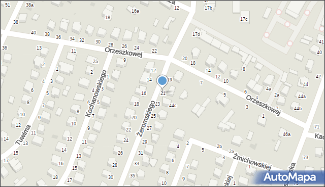 Rawa Mazowiecka, Żeromskiego Stefana, 21, mapa Rawa Mazowiecka