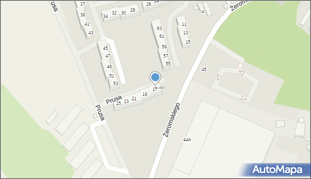 Resko, Żeromskiego Stefana, 17, mapa Resko