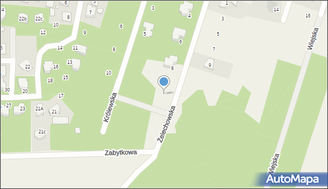 Rozalin, Żelechowska, 10, mapa Rozalin