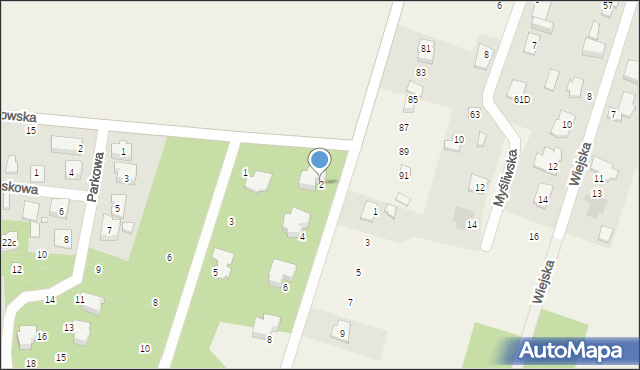 Rozalin, Żelechowska, 2, mapa Rozalin