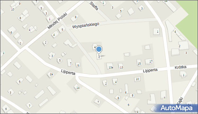 Rozogi, Żeromskiego Stefana, 2, mapa Rozogi