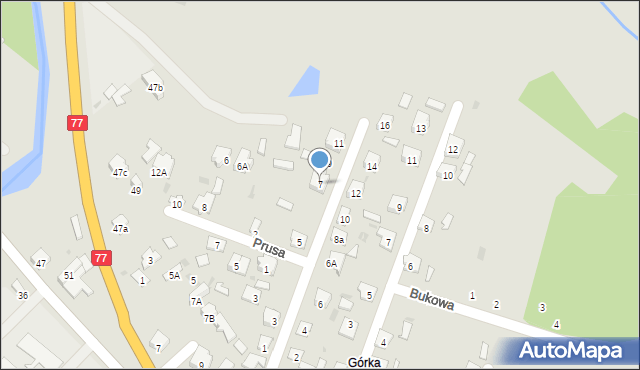 Rudnik nad Sanem, Żeromskiego Stefana, 7, mapa Rudnik nad Sanem