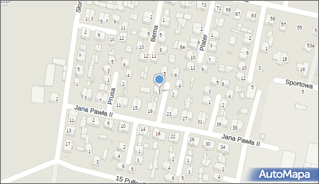 Ryki, Żeromskiego Stefana, 1, mapa Ryki