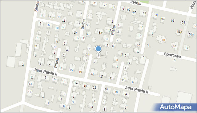 Ryki, Żeromskiego Stefana, 4, mapa Ryki