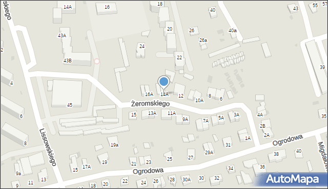 Rypin, Żeromskiego Stefana, 14A, mapa Rypin