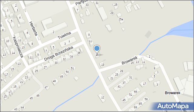 Sieradz, Żeromskiego Stefana, 15-17, mapa Sieradz