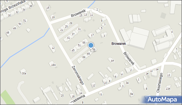 Sieradz, Żeromskiego Stefana, 63, mapa Sieradz